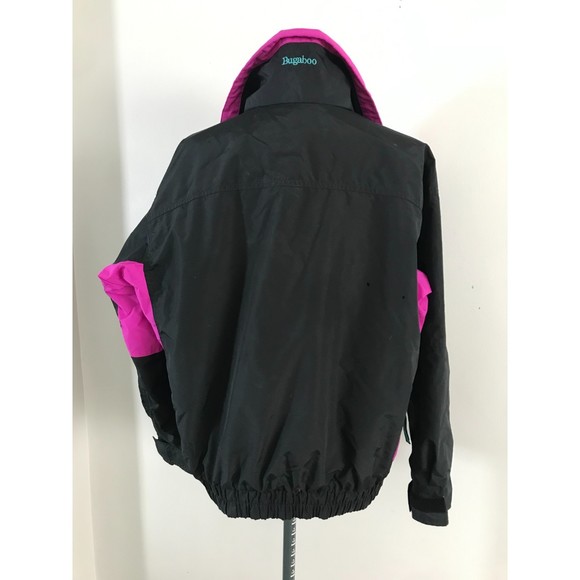 Vintage Columbia Sz M Bugaboo Shell Only Jacket Pink and Turquoise - Picture 2 of 9